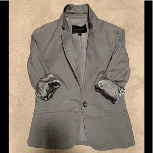 Womens Banana Republic light weight grey blazer sz 2